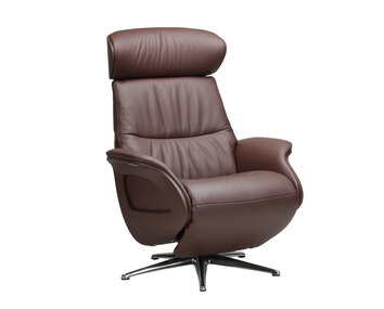 Clement Reclinerlænestol med batteri fuldpolstret i læder