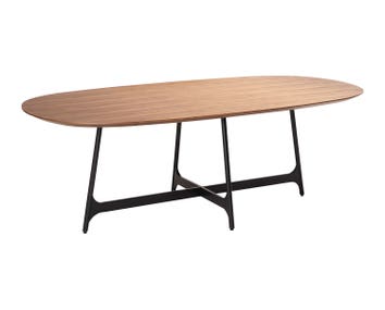 Ooid-Matbord-Ovalt-Valnot