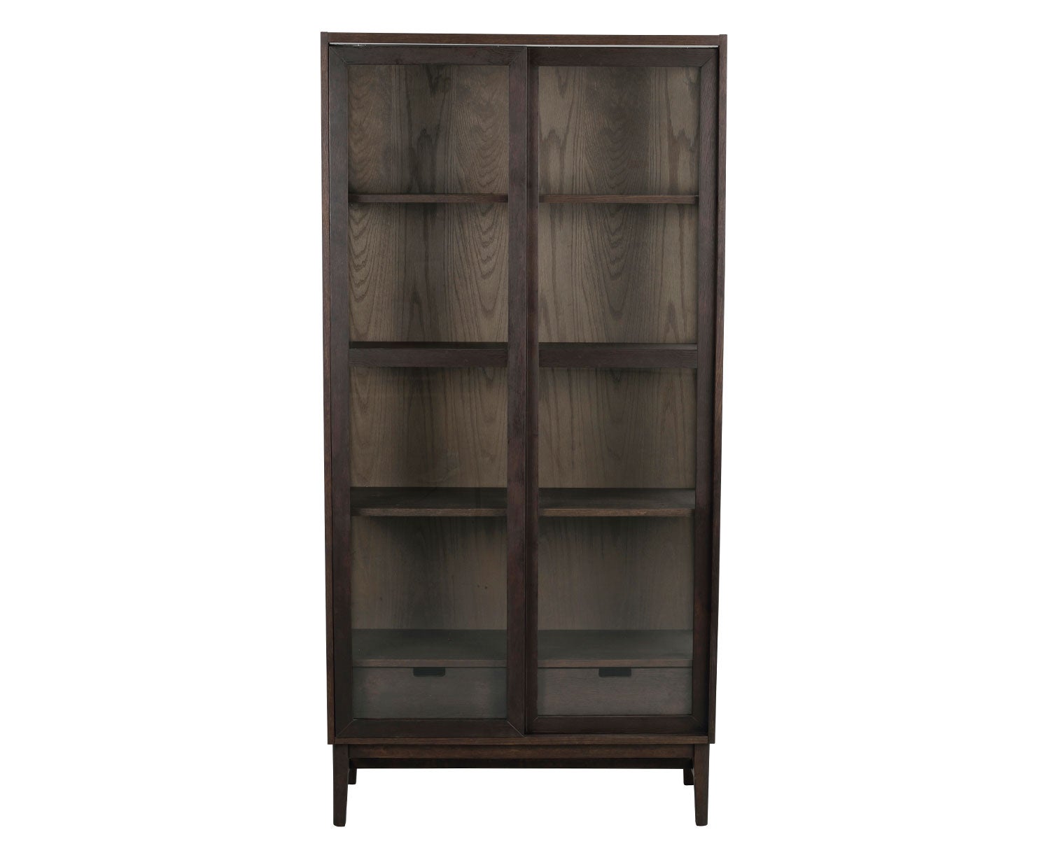 Hazelton-Vitrinskap-Brun-Ek