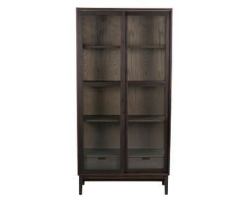 Hazelton-Vitrinskap-Brun-Ek