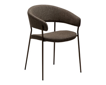 Dan-Form-Reboot-Chair-Major-Brown-Boucle-Antique-Brass