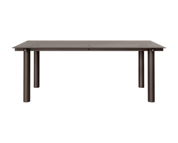 Ferm-Living-Atura-Matbord-200x90-Dark-Chocolate-Dark-Tinted-Glass-1