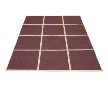 Pappelina-Criss-Rug-180x260-Burgundy