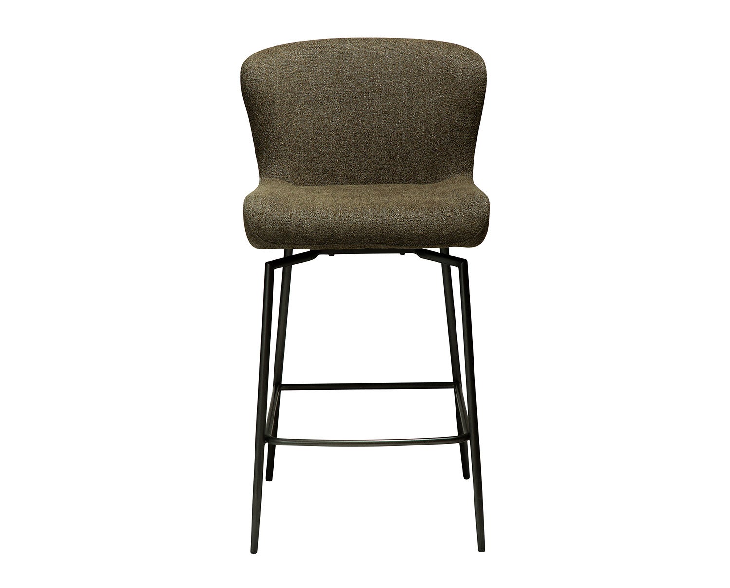 Dan-Form-Glam-Counter-Swivel-Dark-Olive-Boucle-Antique-Pewter-1