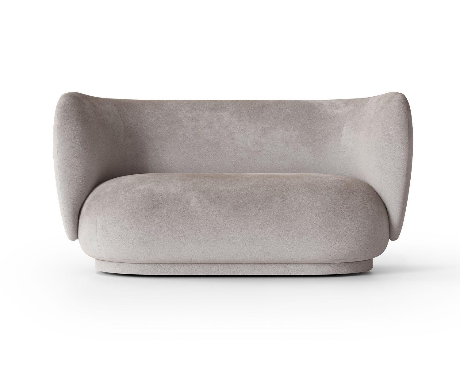 Ferm-Living-Rico-Sofa-2-Seater-Faded-Velvet-Concrete
