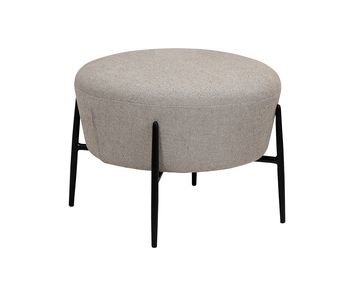 Orbit-Fotpall-Cashmere-Boucle-Svart