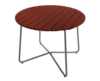 Grythyttan-9A-Table-D100-Dark-Red-Oak-Hot-Dip-Galvanized