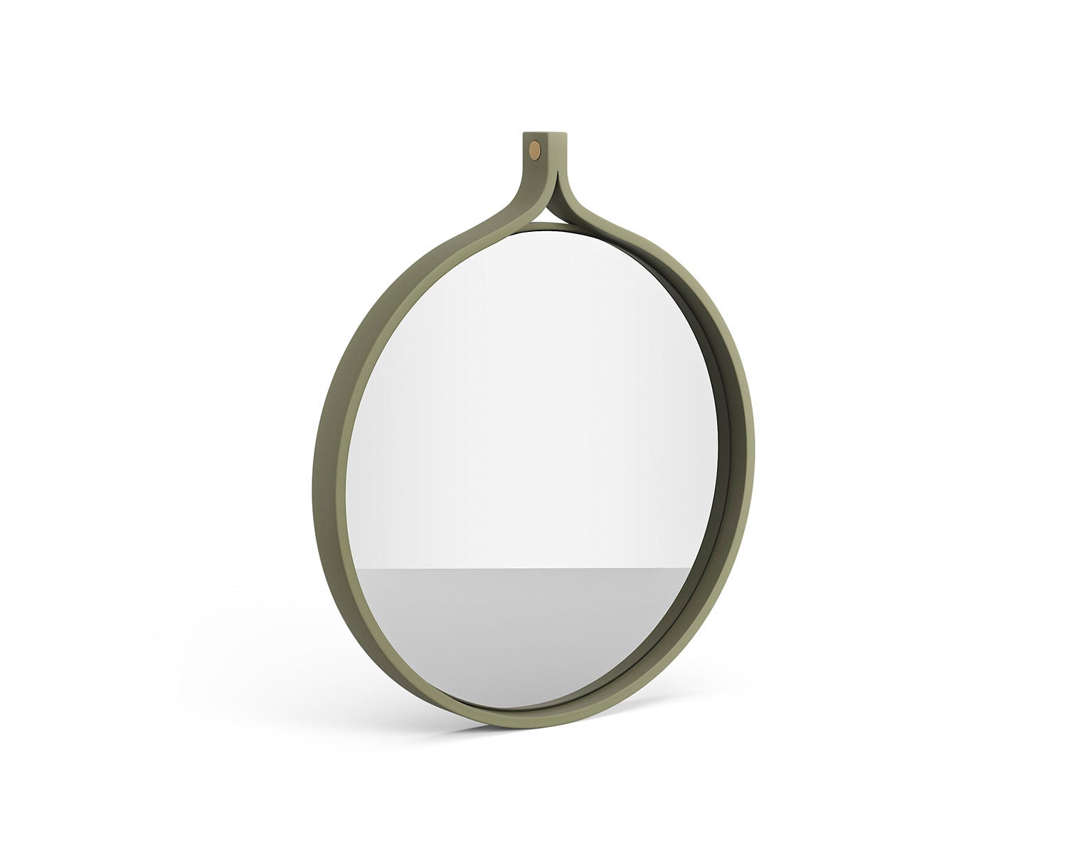 Swedese-Comma-Mirror-D40-Moss-Green