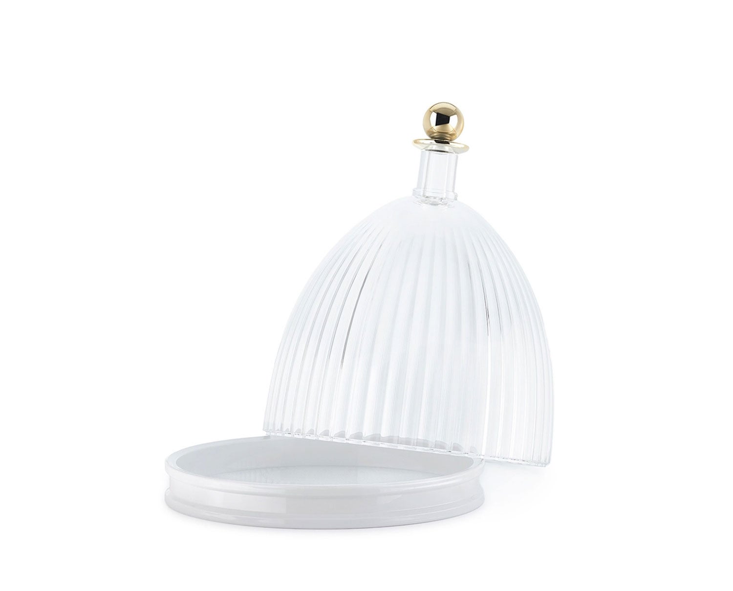 Kartell-La-Coupole-Transparent-White-1