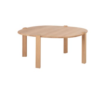 Kulin Sofabord i hvidolieret eg