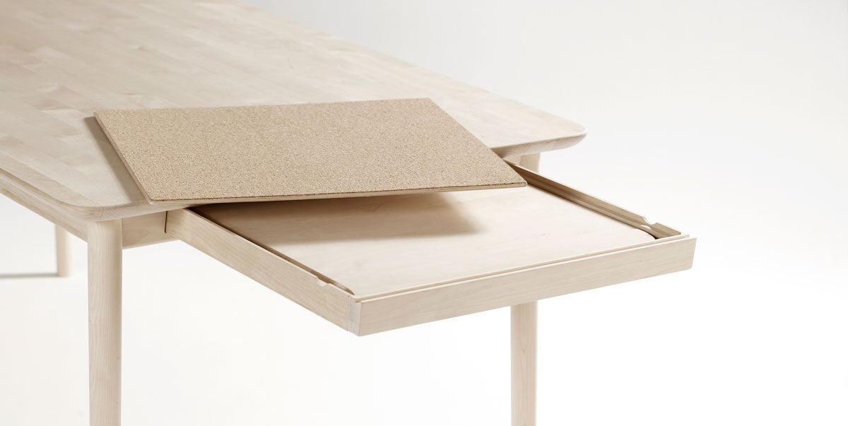 Prima-Vista-Ilaggskiva till-Matbord-Bjork-Ljus-Mattlackad-Stolab