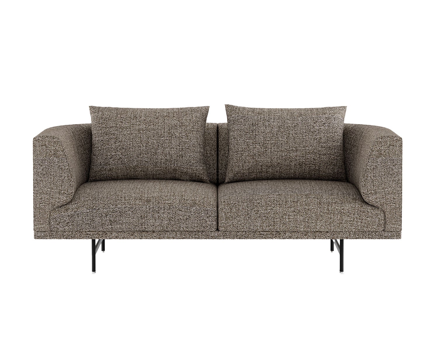 Vipp-Chimney-Sofa-2S-ark-Umber-Black-Legs