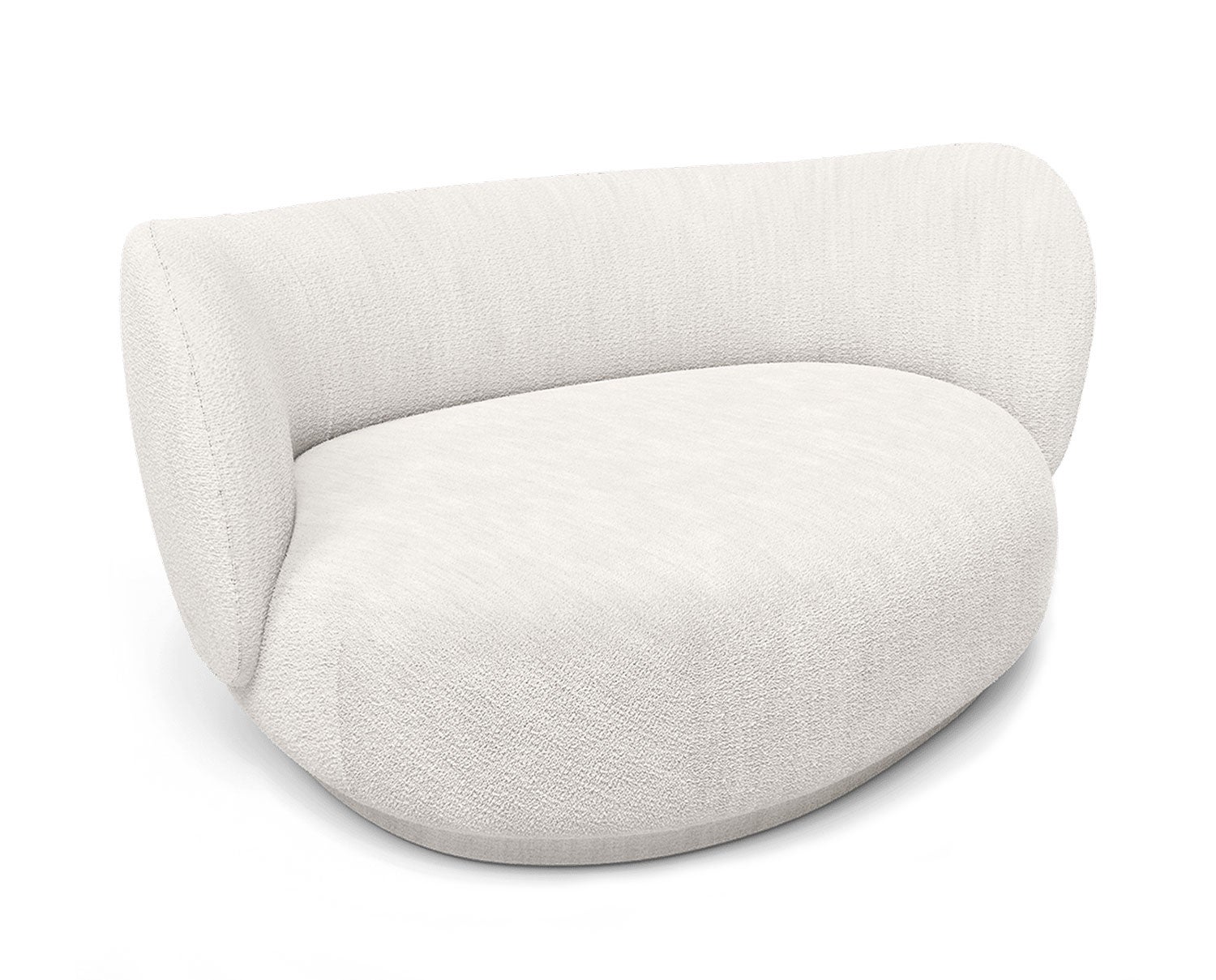 Ferm-Living-Rico-Curve-Sofa-Left-Boucle-Off-White