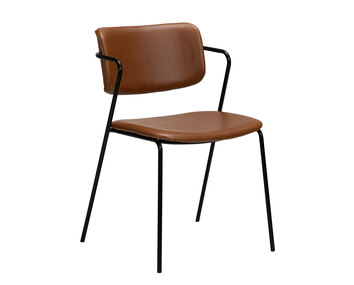 Zed-Stol-Ljusbrun-PU-Metallben