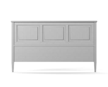 Stockholm Sengegavl H112 i farven Whitewash