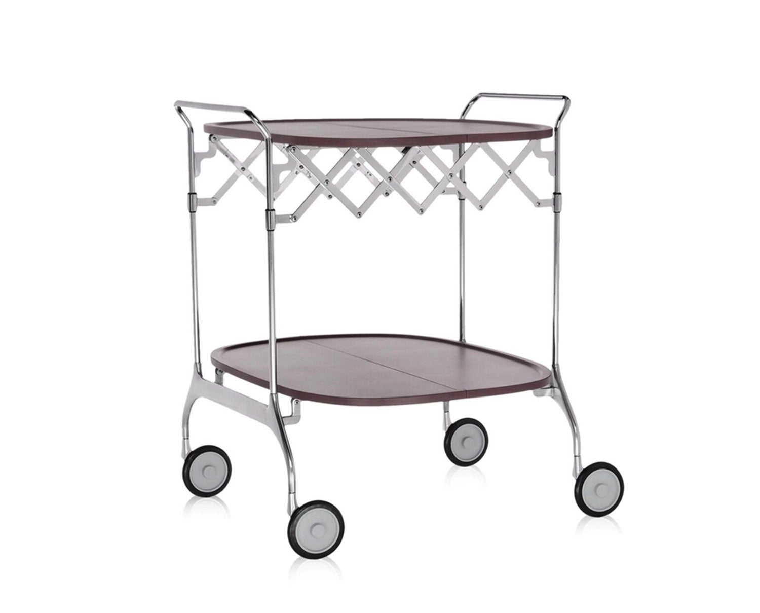 Kartell-Gastone-Serving-Trolley-Plum-Chrome-1