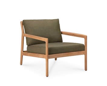 Ethnicraft-Jack-Outdoor-Lounge-Chair-Teak-Green-Fabric