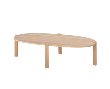 Kulin Sofabord 150x100 i hvidolieret eg