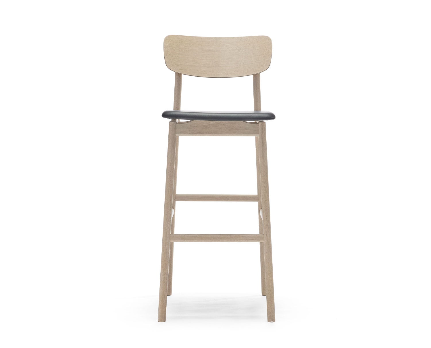 Stolab-Prima-Vista-Barstool-H78-White-Oil-Oak-Elmosoft-99999-Black