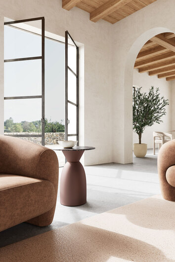 Ferrol-coffeetable-brown-marble-bronze-40x50-lifestyle