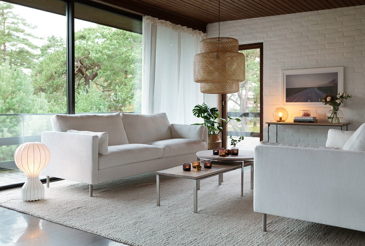 Impulse 3-personers sofa i stof Specchio 1 Natur