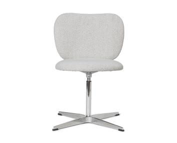 Ferm-Living-Rico-Chair-Swivel-Base-Soft-Boucle-Off-White-Sand