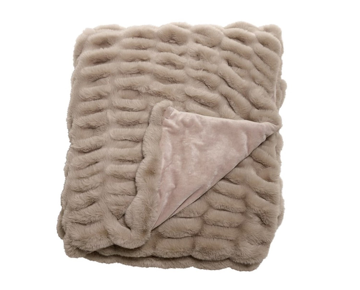 Fluffy-pläd-beige-1