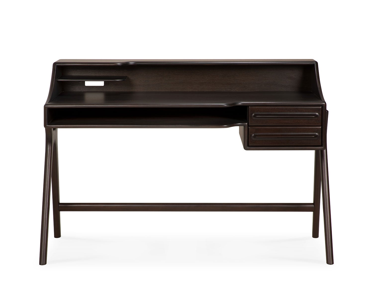 Flow Skrivebord i mahogni i farven Rose Brown