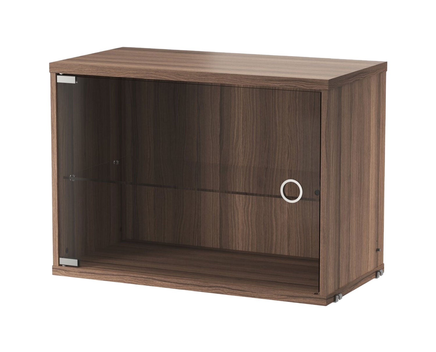 String-Skap-Glasdorr-58x30-Valnot