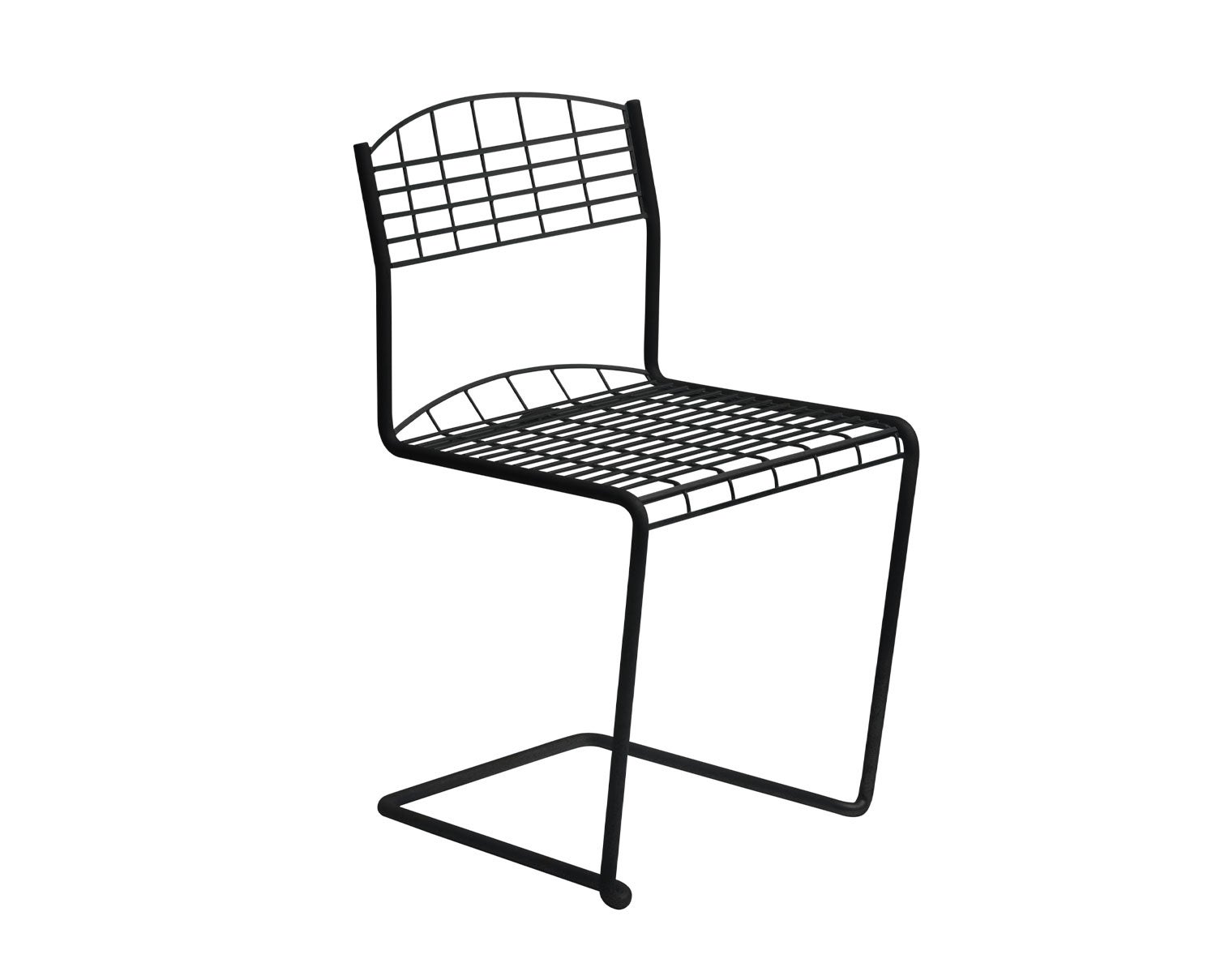 Grythyttan-High-Tech-Stol-Svart-Pulverlack