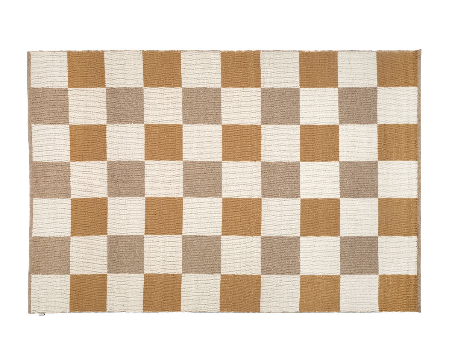 Classic-Collection-Checked-Rug-Yellow-Nature