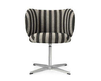 Ferm-Living-Rico-Dining-Chair-Swivel-Louisiana-Sand-Black