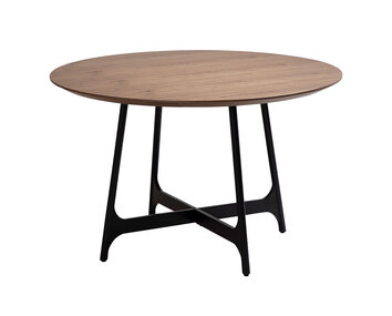 Ooid-Matbord-Runt-Valnot