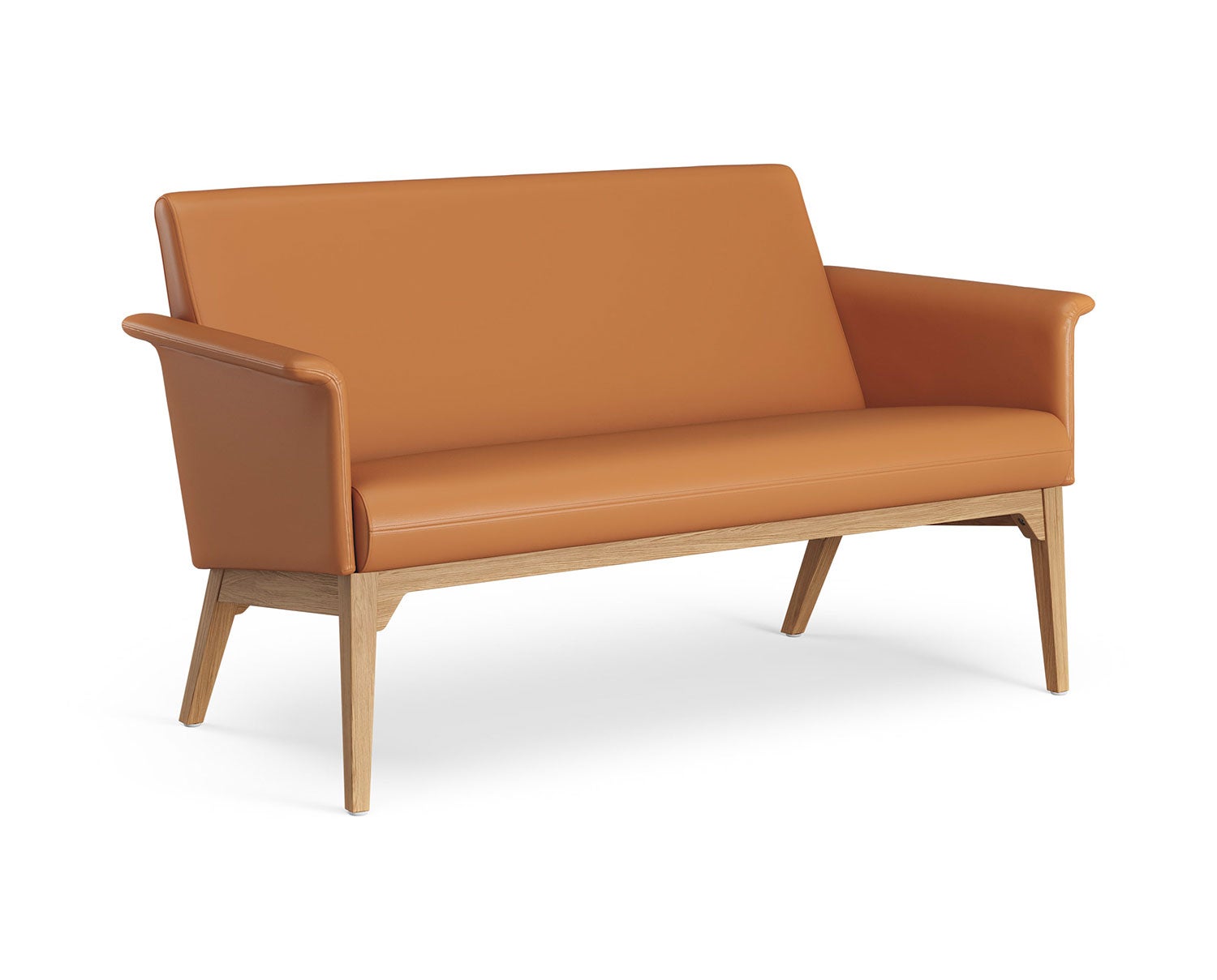 Lazy-2-Sits-Soffa-Ben-Oljad-Ek-Läder-Elmosoft-54035