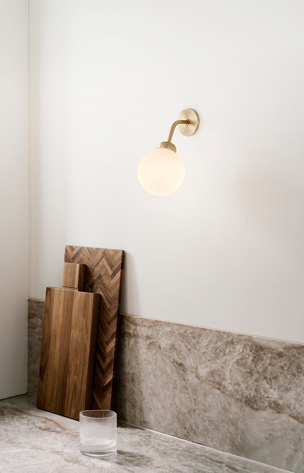 Nuura-Apiales-Wall-Lamp-Hard-Wired-Brushed-Brass-Opal-Lifestyle-1