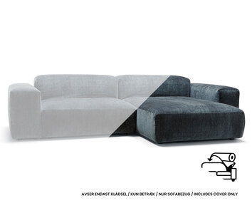 Betræk til Edda Sofa Set 2 i stoffet Atropa 9 Dark Blue