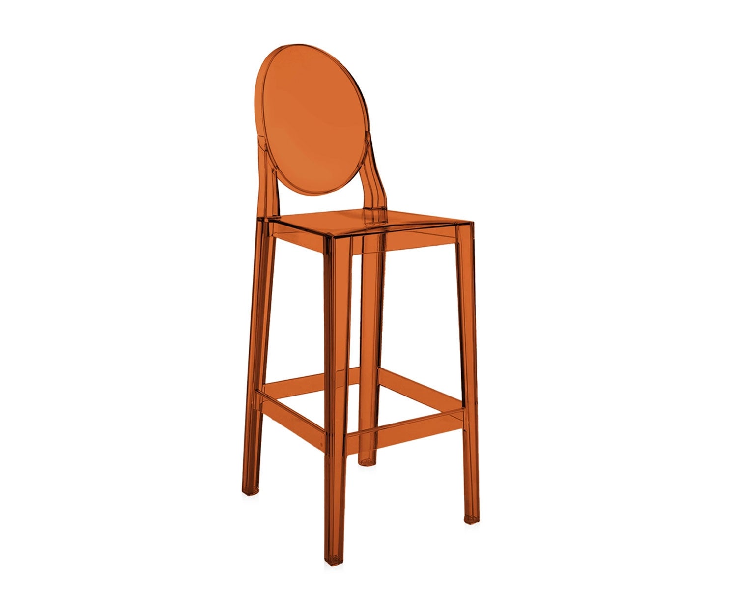 One More Barstol i siddehøjde 75 centimeter i farven Amber