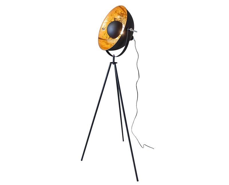 Captain-golvlampa-mini-svart