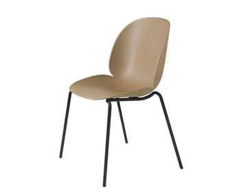 Beetle_DiningChair_Stackable_Unupholstered_Black_PebbleGreen_F3Q