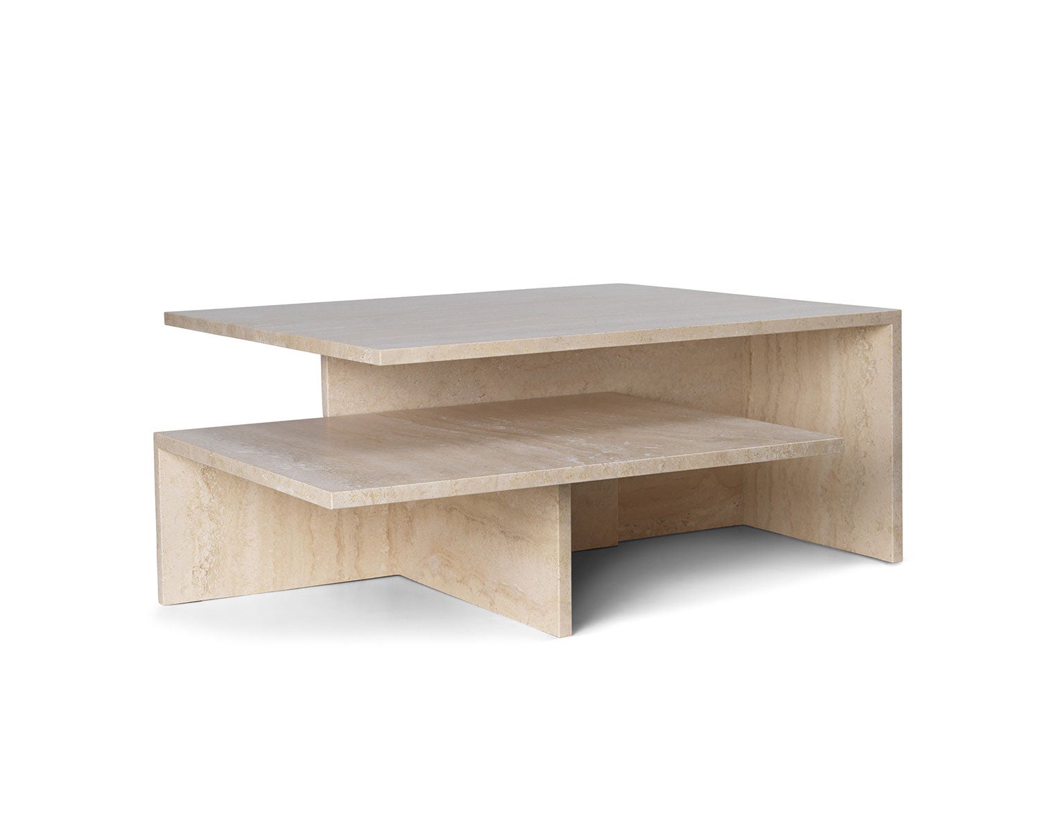 Ferm-Living-Distinct-Grande-Duo-Coffee-Table-Travertine