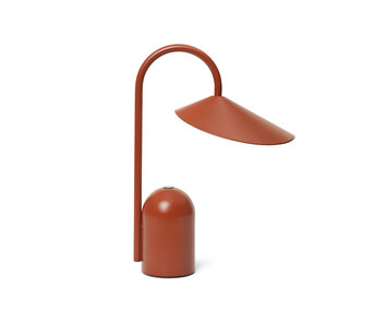 Ferm-Living-Arum-Portabel-Lampa-Oxide-Red