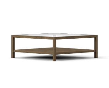 2000 Plus Sofabord i størrelsen 107x107 centimeter