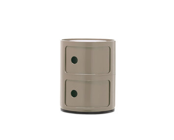 Componibili med to skuffer i farven Taupe