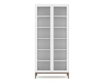 Edge-20-Vitrinskap-Hog-vit-valnot-735DB-BW