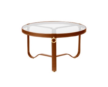 Adnet_CoffeeTable_Circular_70_Leather_Tan
