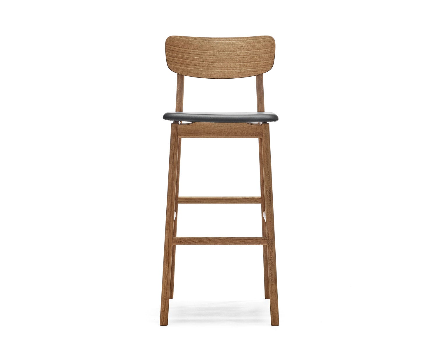 Stolab-Prima-Vista-Barstool-H78-Natural-Oil-Oak-Elmosoft-99999-Black