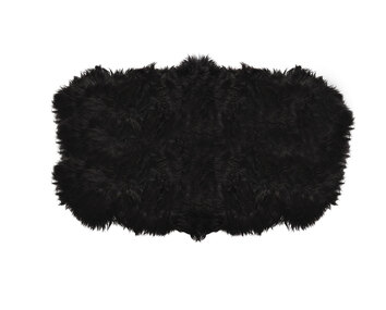 Huge-Sheepskin-Rug-Cuero-Design-Black-5psc