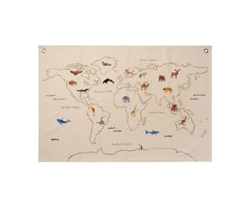 Ferm-Living-The-World-Textile-Map