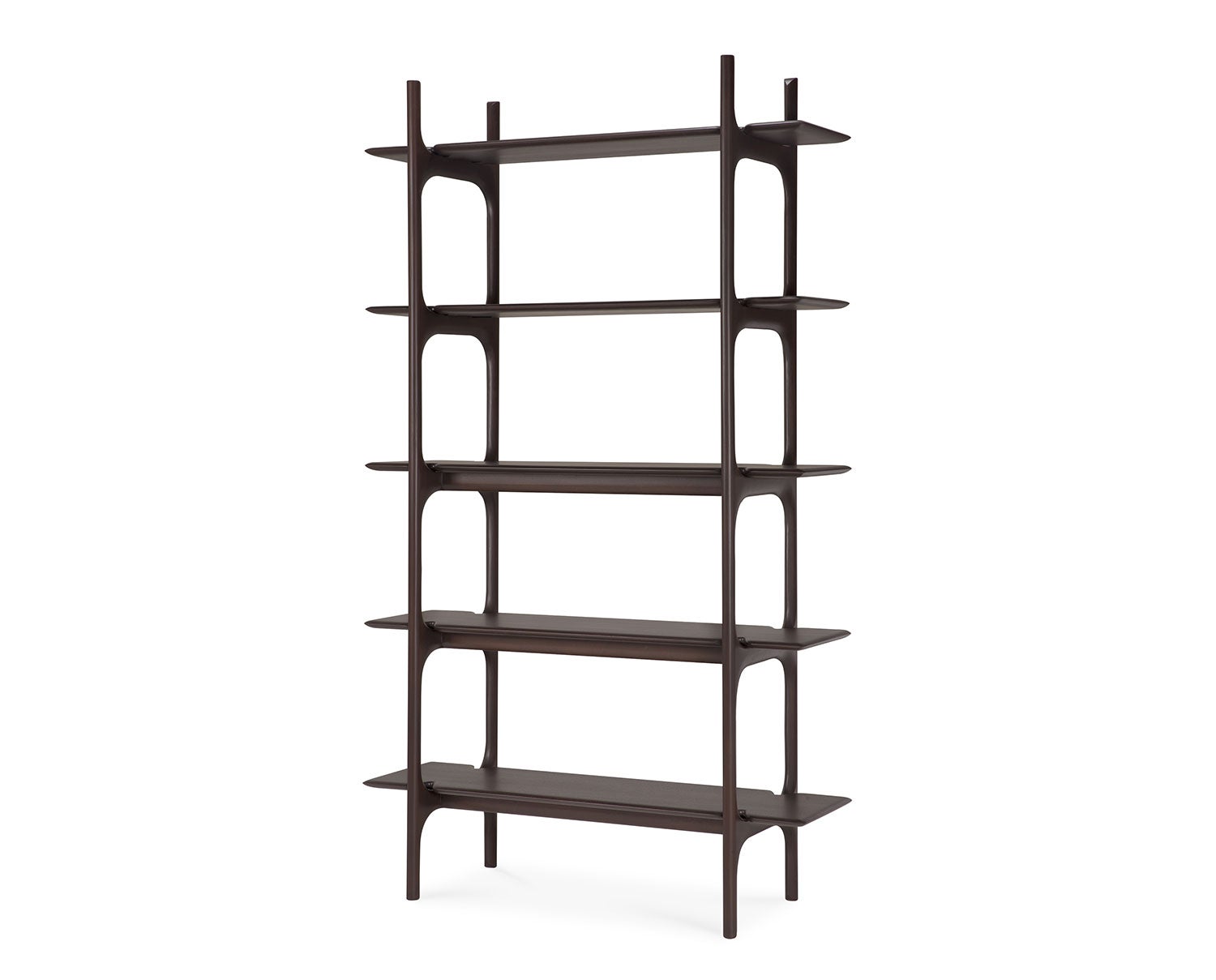 Ethnicraft-PI-Bokhylla-Mahogny-Brunlack