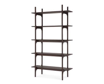 Ethnicraft-PI-Bokhylla-Mahogny-Brunlack